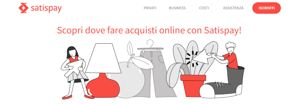 pagare con satispay