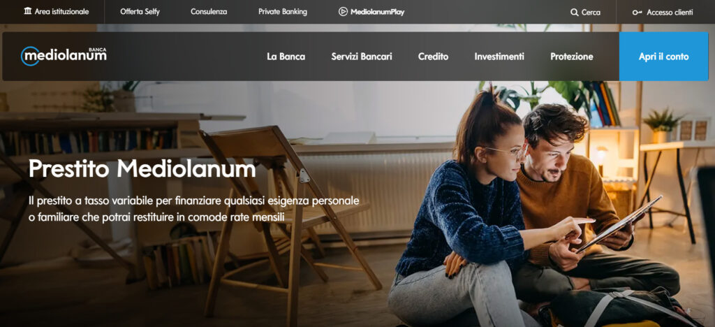 prestiti banca mediolanum