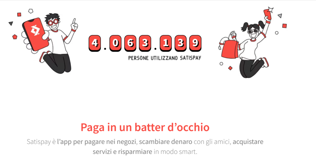 Pagare con satispay